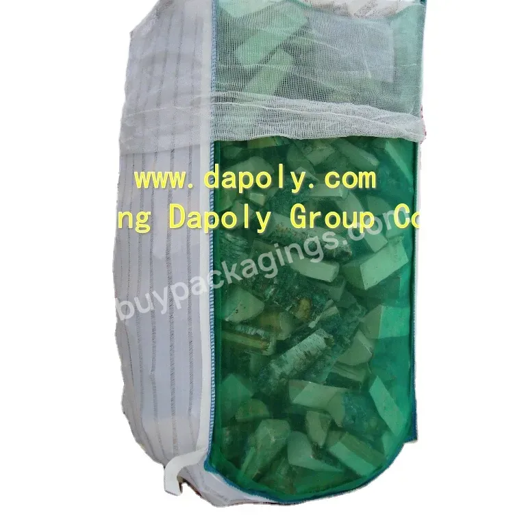Ventilated Fibc Jumbo Bag Pp Bulk Bag Mesh 1500kg Big Bag For Firewood - Buy Ventilated Fibc Jumbo Bag,Pp Bulk Bag,Mesh 1500kg Big Bag For Firewood.