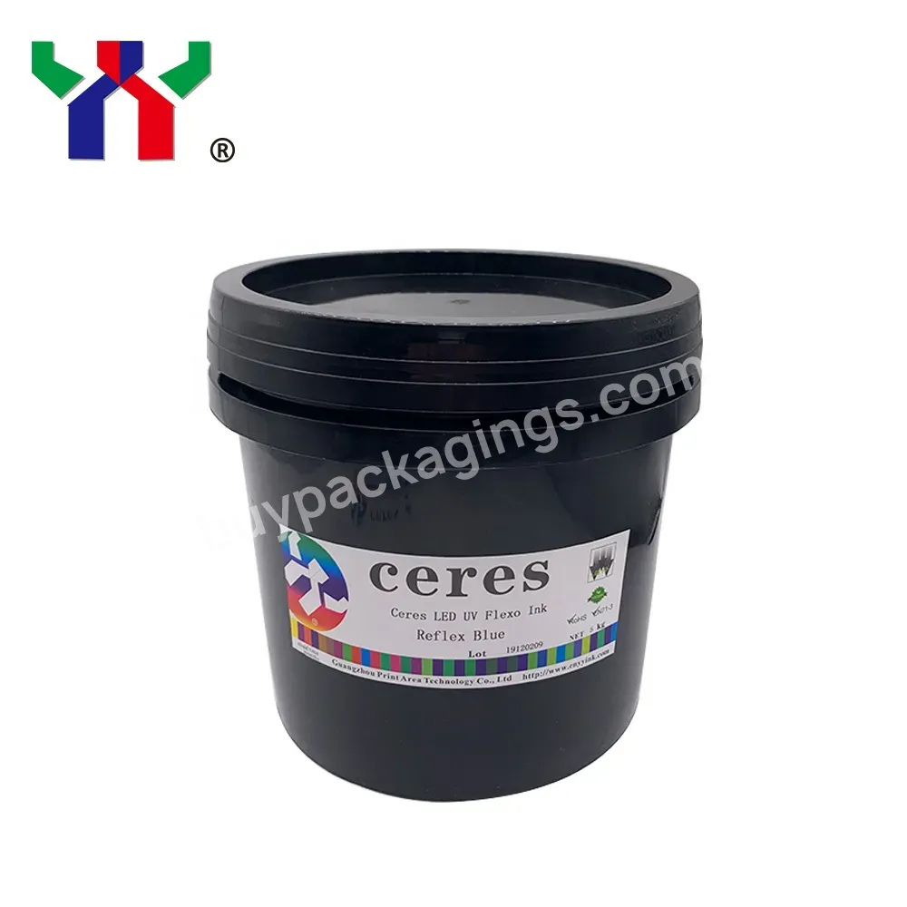 Very Good Quality Ceres Uv Led Flexo Ink,Color Reflex Blue,1kg/can - Buy Uv Led Flexo Ink,Flexo Ink,High Quality Flexo Ink.