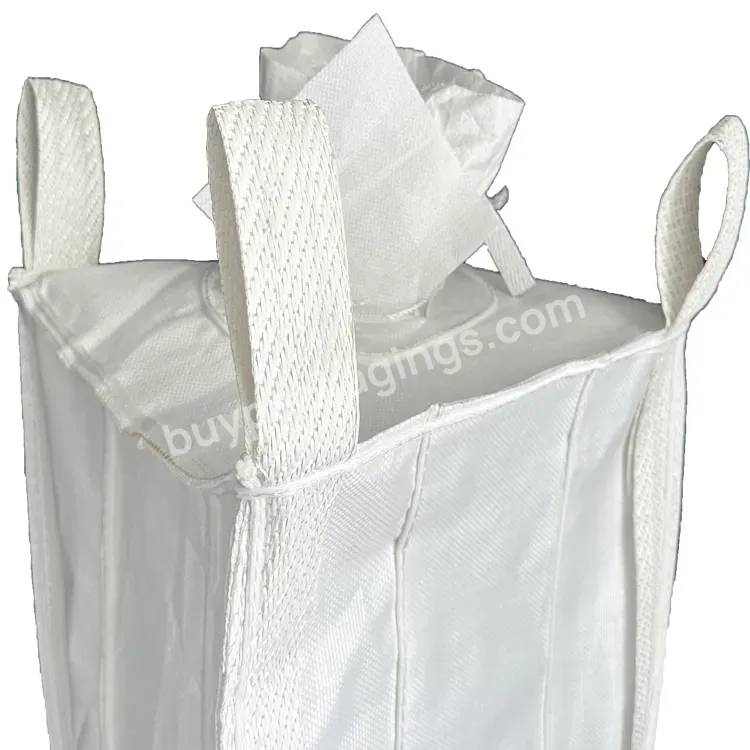 Waterproof Big Recycling 1 Ton 1000kg Pp Woven Jumbo Plastic Fibc Bag Manufacturers