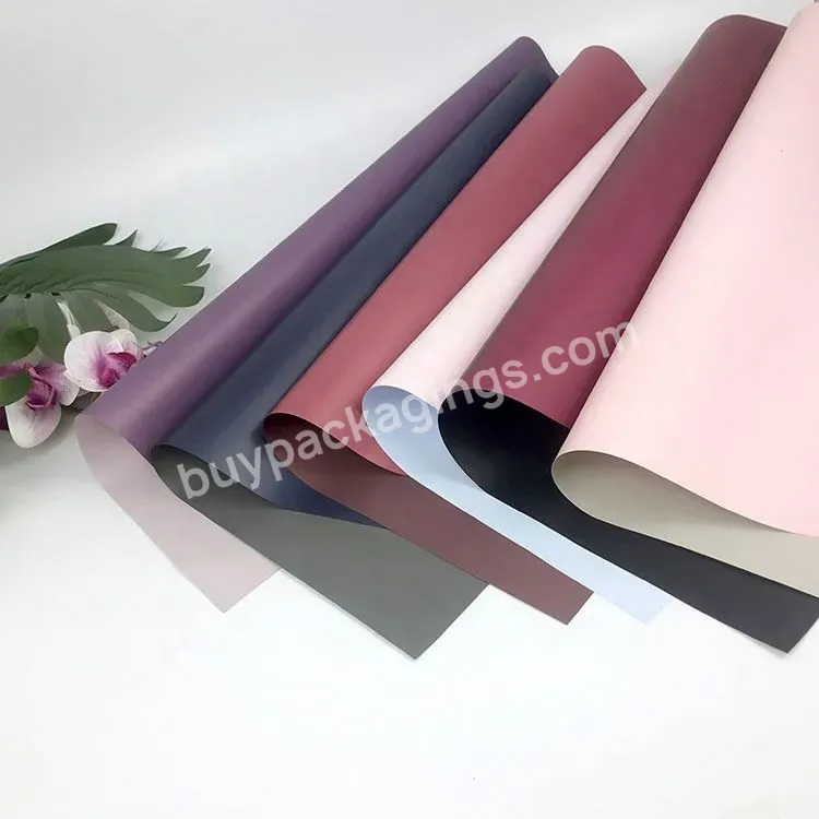 Waterproof Florist Fresh Flowers Bouquets Tissue Wrapping Paper Multi Colors Gifts Packaging Flower - Buy Wrapping Paper,Flower Wrapping Paper,Flower Wrapping Paper Waterproof.