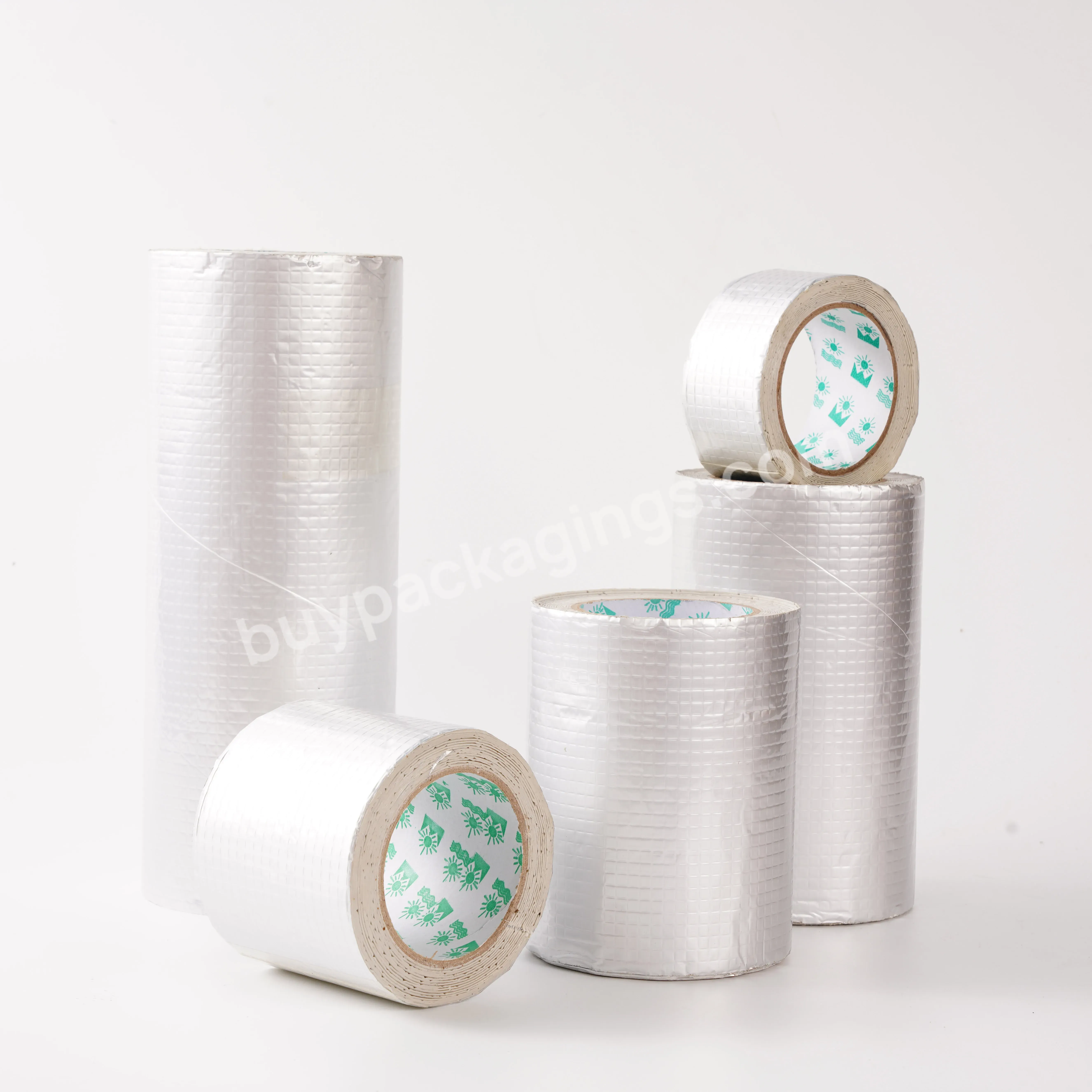 Waterproof Leak Sealing Self-adhesive Aluminum Foil Butyl Waterproof Tape - Buy 5m Butyl Adhesive Tape,Waterproof Butyl Adhesive Tape,Wear-resistant And Pressure-resistant Tape.