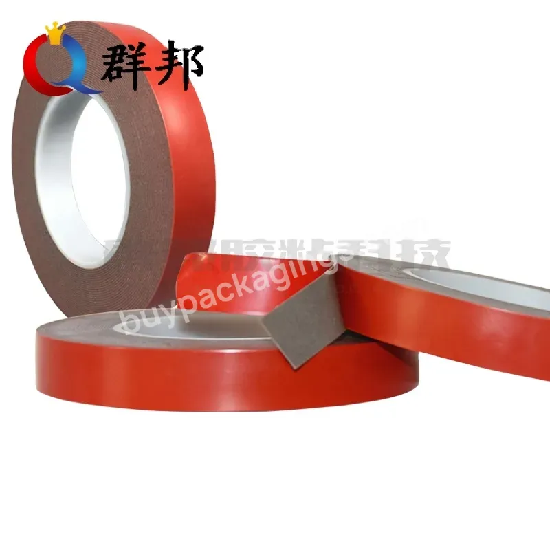 Waterproof Strong Adhesion Tape Grey Acrylic High Viscosity Foam Double Sided Tape - Buy Foam Double Sided Tape,Grey Acrylic Tape,Waterproof Strong Adhesion Tape.