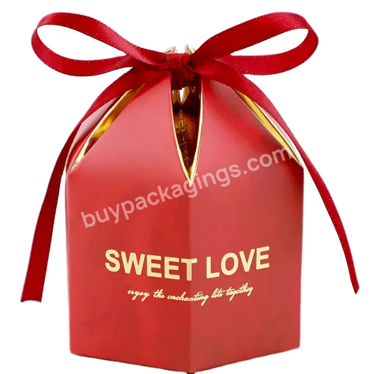 Wedding Candy Box For Wedding Paper Favor Creative Rose Shape Box Candy Low Moq Customized Food Datang Paperboard Cmyk Wedding - Buy Wedding Favor Gift Box,Wedding Candy Gift Box,Red Wedding Candy Packaging Box.