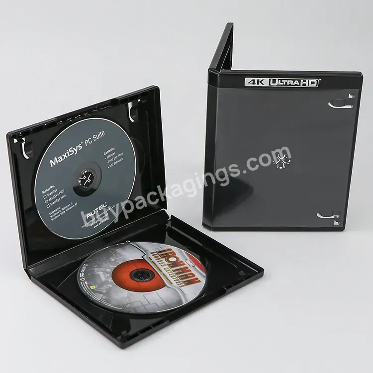 Weisheng Blank Plastic Bluray Replacement Dvd Case Viva Elite Double Disc 4k Blu Ray Box - Buy 4k Blu Ray Box,Bluray Dvd Case,Blu Ray Replacement Case.