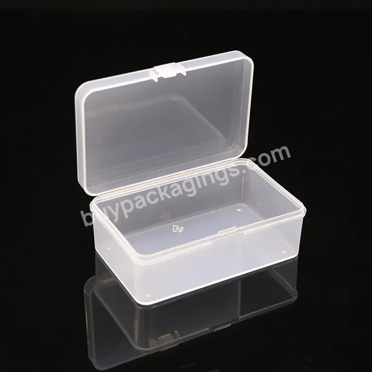 Weisheng Square Multi Size Pp Small Clear Plastic Beads Storage Containers Box Beads Storage Containers Box Multi Size Box