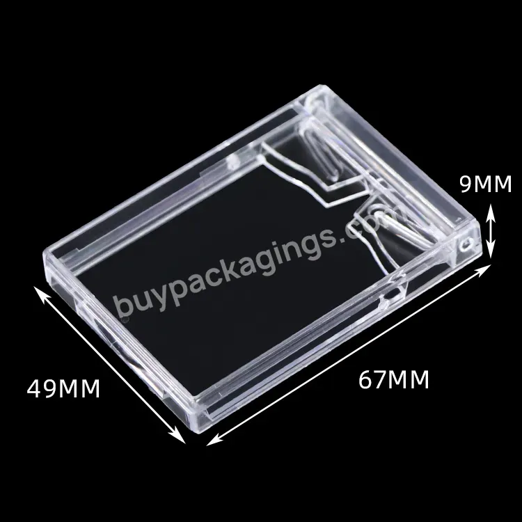 Weisheng Wholesale Factory Custom Plastic Gpps Clear Mobile Phone Acrylic Id Card Holder Photocard Holder Custom Business Card S - Buy Business Card Storage Case,Photocard Holder Custom,Acrylic Id Card Holder.