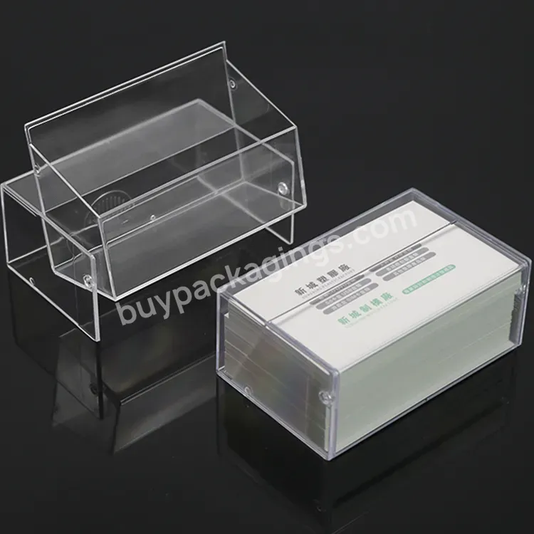 Weisheng Wholesale Factory Custom Plastic Gpps Clear Plastic Card Holder Luxury Business Card Case Photocard Holder Acrylic Case - Buy Photocard Holder Acrylic Custom,Luxury Business Card Case,Plastic Card Holder.