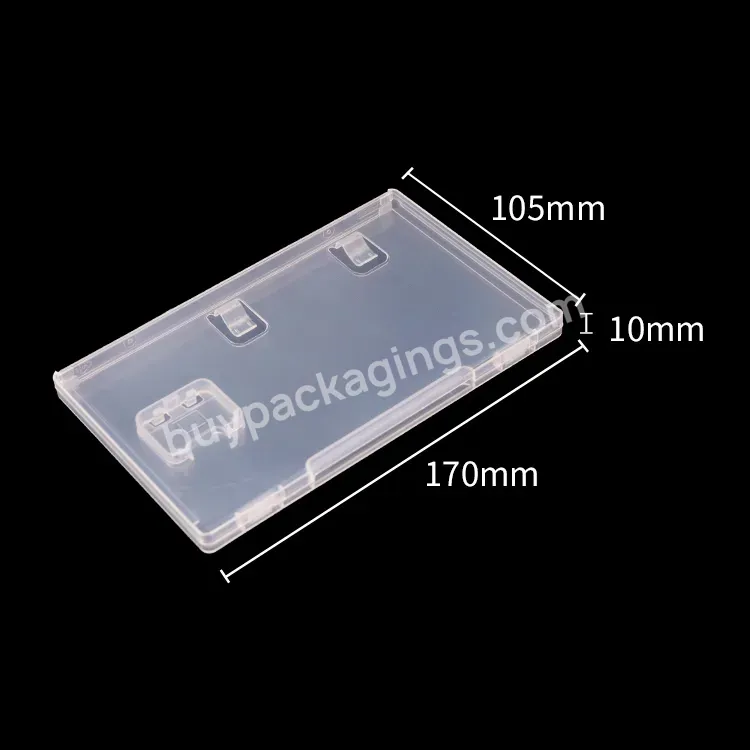 Weisheng Wholesale Factory Plastic Clear Other Game Accessories Ds 3ds Gaming Case Switch Game Case Nintendo Switch Game Case - Buy Nintendo Switch Game Case,Switch Game Case,Ds 3ds Game Case.