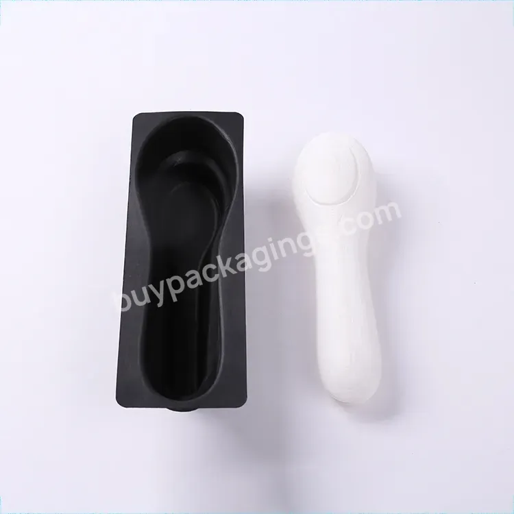 Wet Press Eco Friendly Sugarcane Paper Black Molded Pulp Moulding Trays Packaging Insert,Inlay