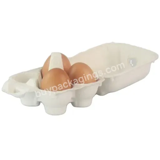 White Biodegradable And Recyclable Colorful 12 Pulp Egg Cartons Protect Eggs Can Be Customized - Buy Factory Egg Box Biodegradable Eggs Packaging Biodegradable Poultry Packaging Egg Flat Packaging Molded Pulp Paper Sustainable Tr,10 Egg Tray Eggs Pac