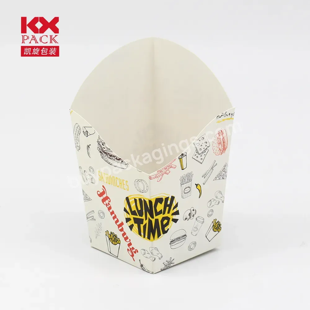 White Card Paper Food Grade Baking Box Customized Design Foldable Packaging Paper For Bakery Cake French Fried Pie Packing - Buy Bakery White Card Paper Box,Foldable Paper Packaging Box,Food Packaging Box For Hamburger.