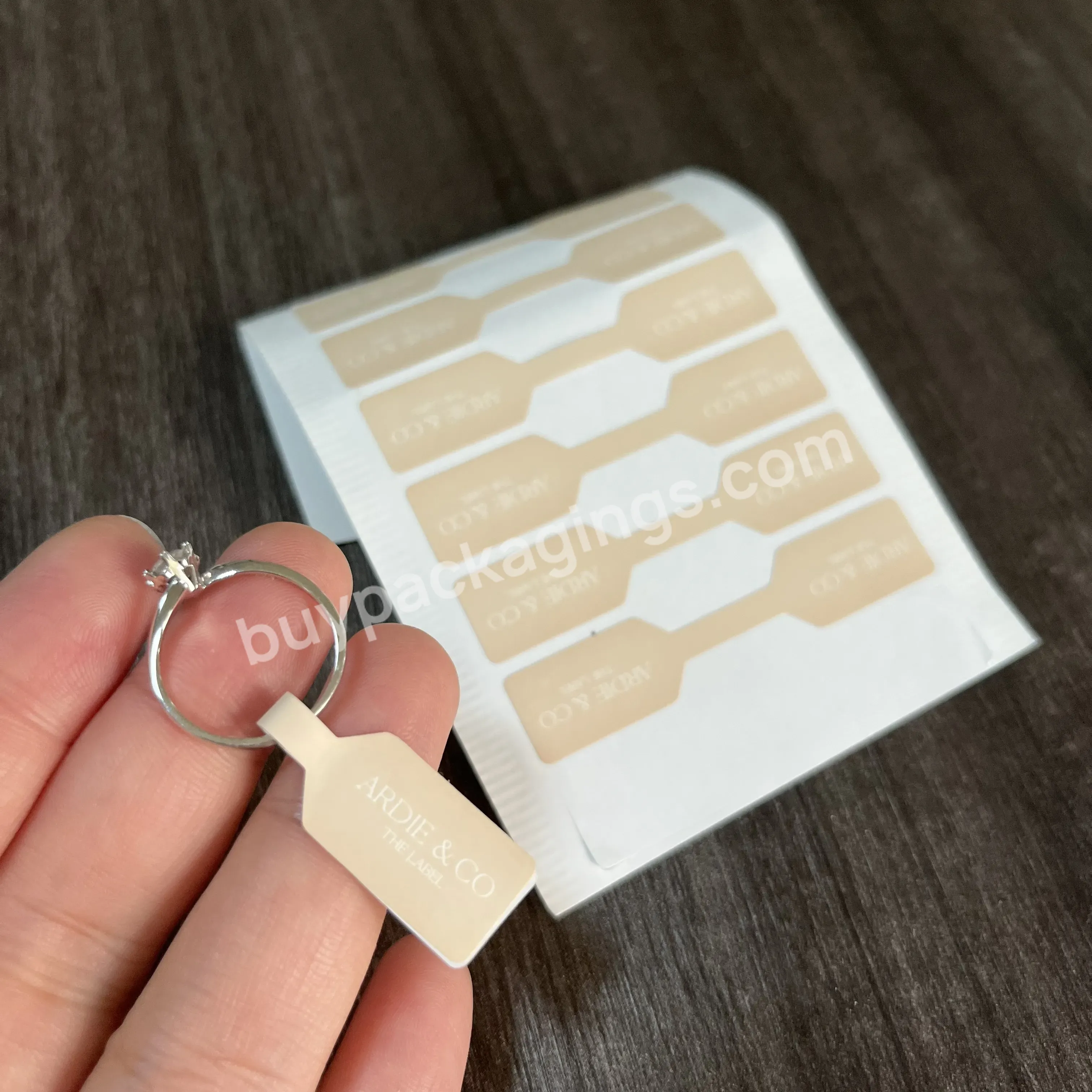 White Price Label Tags For Jewelry Necklace Ring Self-adhesive Jewelry Label - Buy White Price Label Tags For Jewelry,Necklace Ring Label,Self-adhesive Jewelry Label.