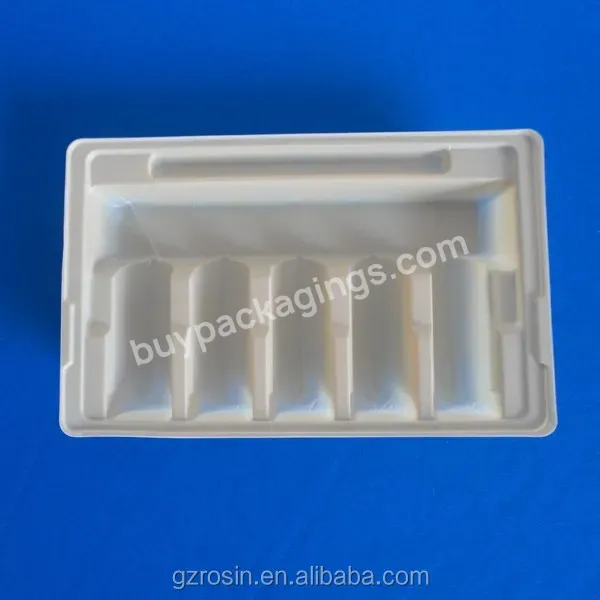 White Ps Tray For Vials/ Bottle Blister Tray/ Plastic Ampoule Holders - Buy Plastic Tray 5 Vials,White Ps Tray For Vials,Ampoule Holder.