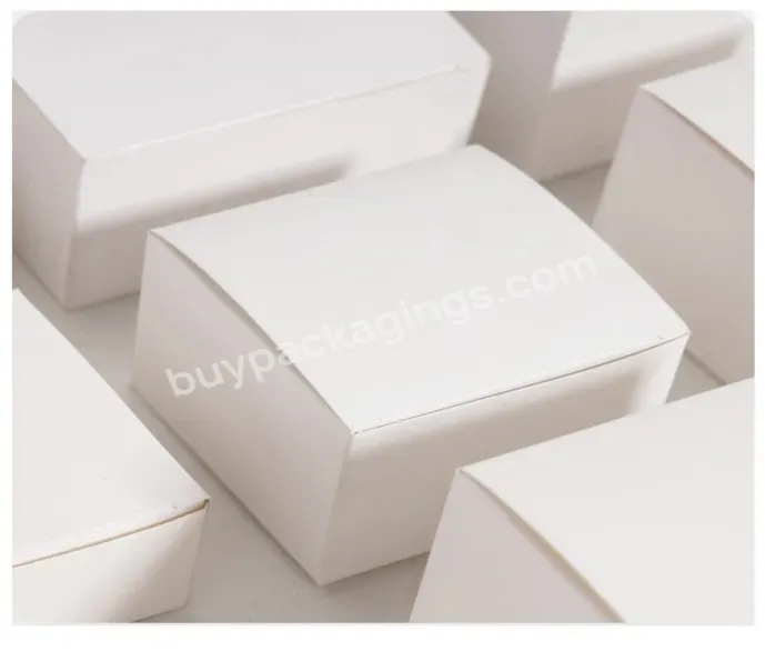 Whole Batch Sale Stock Blank Kraft Paper Skin Care Product Packaging General White Square Box Can Be Customized Printing - Buy Square Box,Kraft Paper Box,Universal Packaging Box.