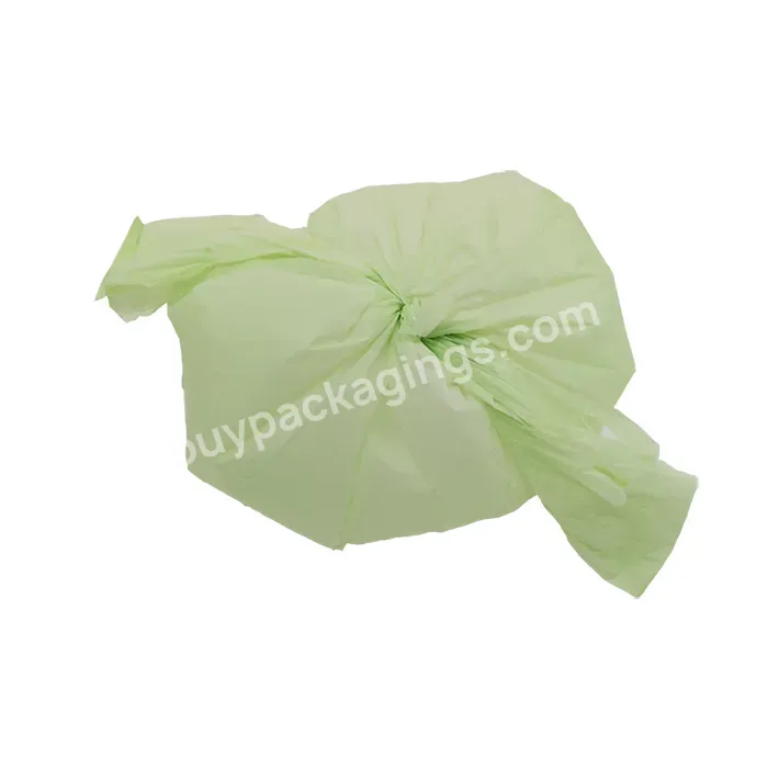 Wholesale 100% Compostable & Biodegradable T-shirt Bin/dustbin/trash Bags