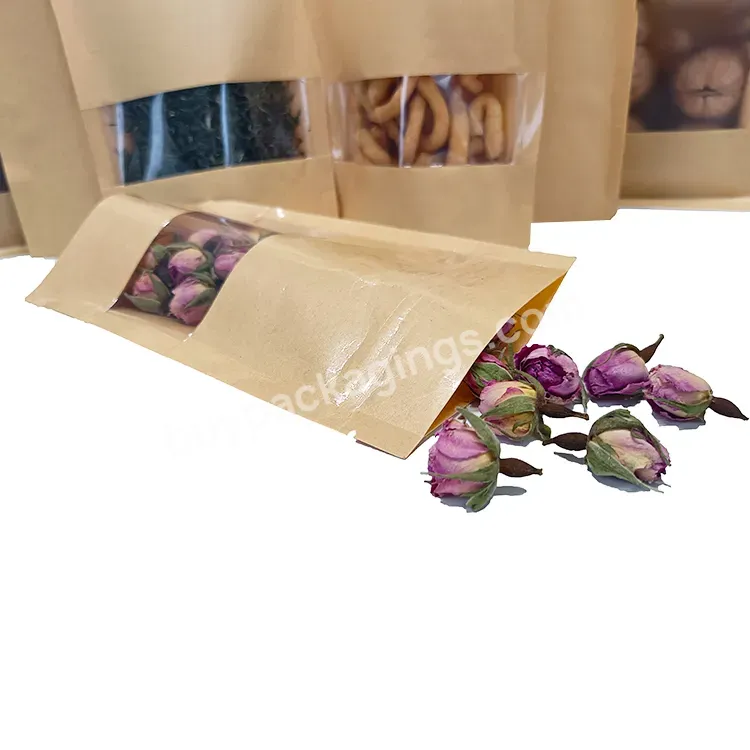 Wholesale 100% Recyclable Eco Friendly Stand Up Pouches With Zipper For Food Grade Nut Candy Chips Packaging Bag - Buy Recyclable Paper Zip Lock Bag,Recyclable Stand Up Pouches,Stand Up Pouch Bag.