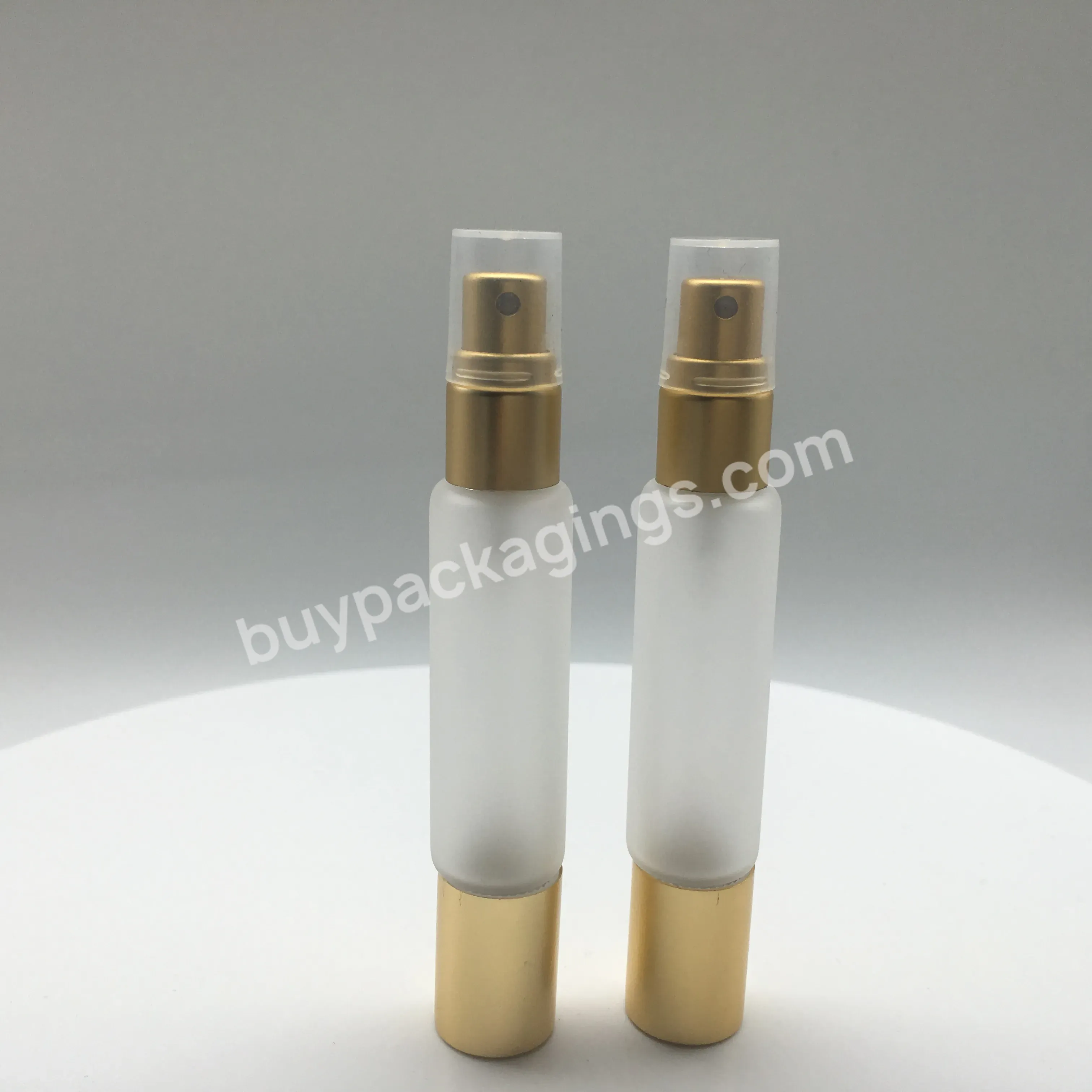 Wholesale 10ml Double End Clear Frost Tubular Glass Essential Oil Perfume Bottle With Roller And Sprayer - Buy 10ml Double End Glass Essential Oil Bottle,Perfume Dual Fitment Glass Bottle,10ml Clear Frost Glass Essential Oil Bottle.