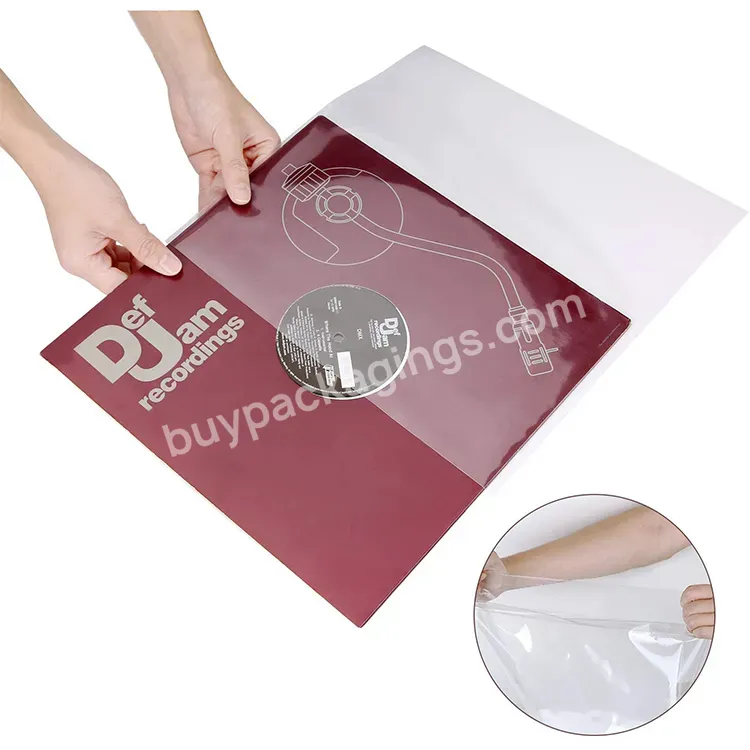 Wholesale 12.75" Clear Polypropylene Plastic Vinyl Outer Sleeves For Lp Record Albums - Buy Clear Polypropylene Plastic Record Sleeves,Clear Plastic Vinyl Outer Sleeves,12.75" Vinyl Record Sleeves For Albums.