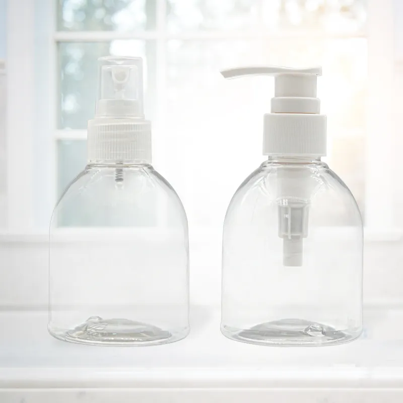Wholesale 170 ML Hand Wash Lotion Press Pump Bottle 150 ML Transparent Plastic Bottle Shampoo Lotion Packaging Bottle Customize