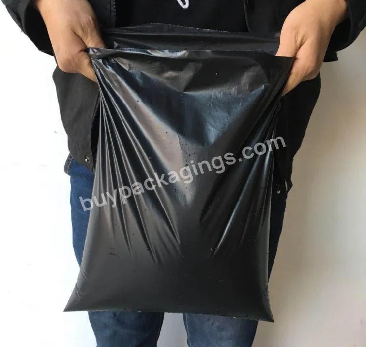 Wholesale 20*35 black express mailer bag small batch customized express bag packaging shipping bag