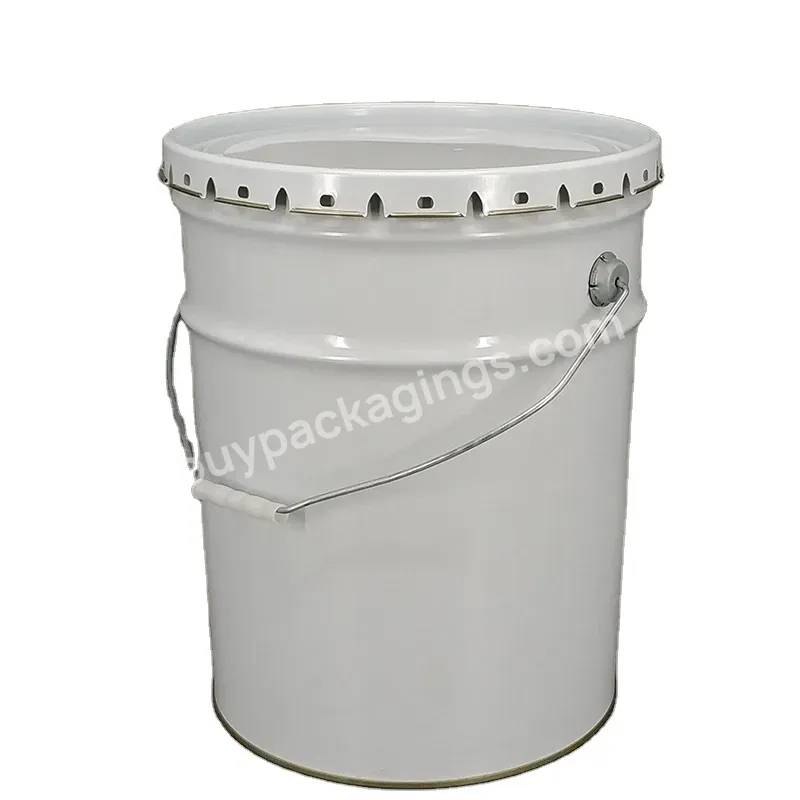 Wholesale 20l Metal Open Head Tin Pail Chemical Metal Tin Packing Custom Printing With Standard Lug Lid - Buy 20l Metal Open Head Tin Pail,Chemical Metal Tin Packing,Custom Printing With Standard Lug Lid.