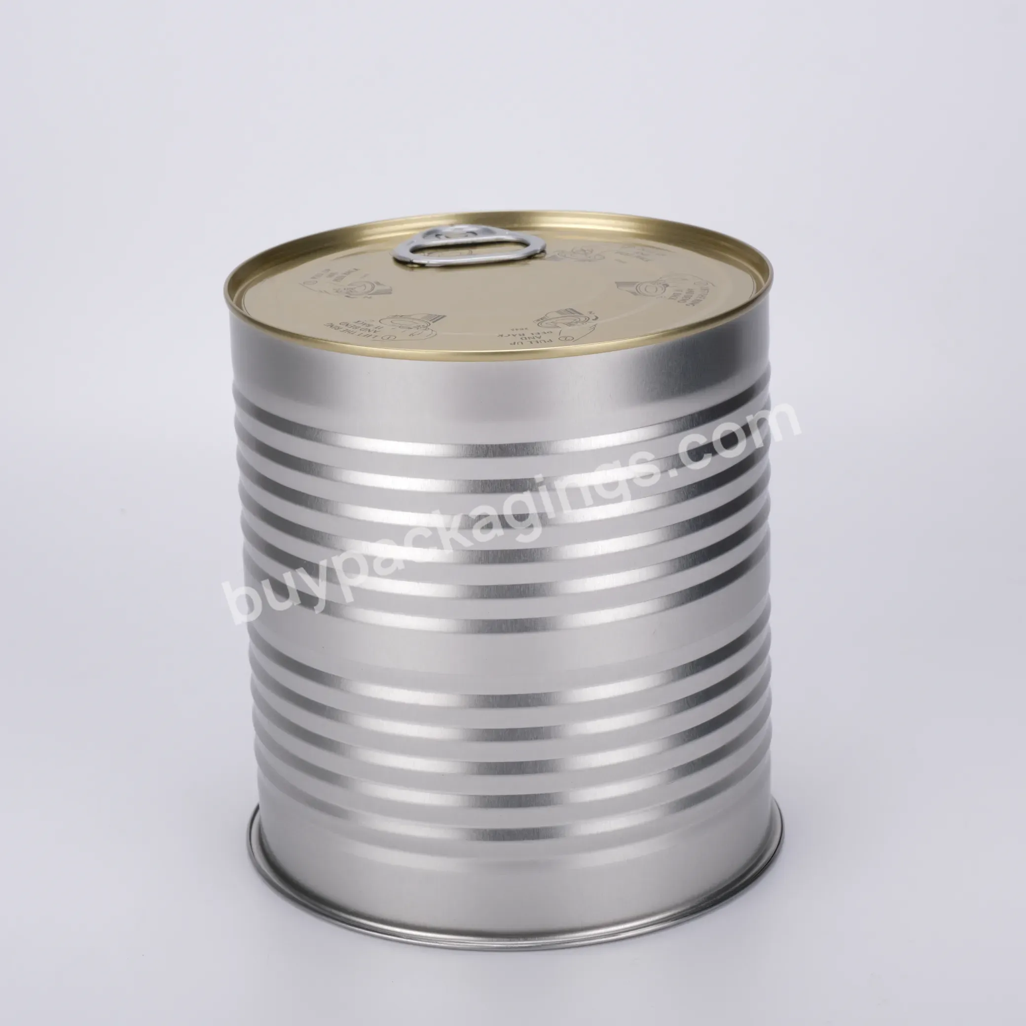 Wholesale 3000ml Food Grade Empty Tin Can With Easy Open Lid For Food Packaging - Buy 3000ml Easy Open Lid,Food Packaging,Food Grade Empty Tin Can With Easy Open Lid.