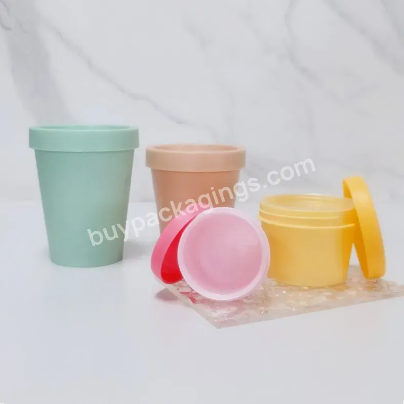 Wholesale 30g 50g 100g 200g Pp Colorful Facial Cleansing Packaging Plastic Cosmetic Container Empty Face Cream Jar