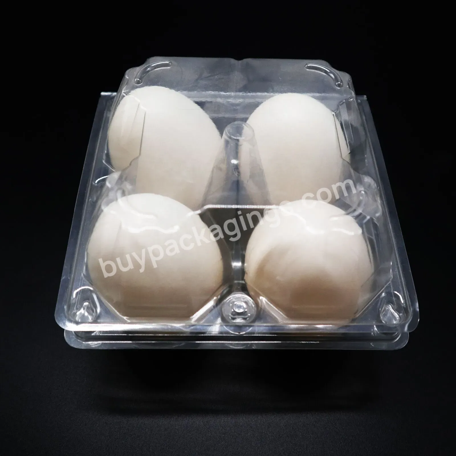 Wholesale 4 Hole High Quality Biodegradable Pet Blister Disposable Plastic Egg Tray In Food Grade - Buy Pet Plastic Egg Tray In Food Grade,Packaging Trays Duck Egg,Plastic Chicken Egg Tray For Blister Tray.