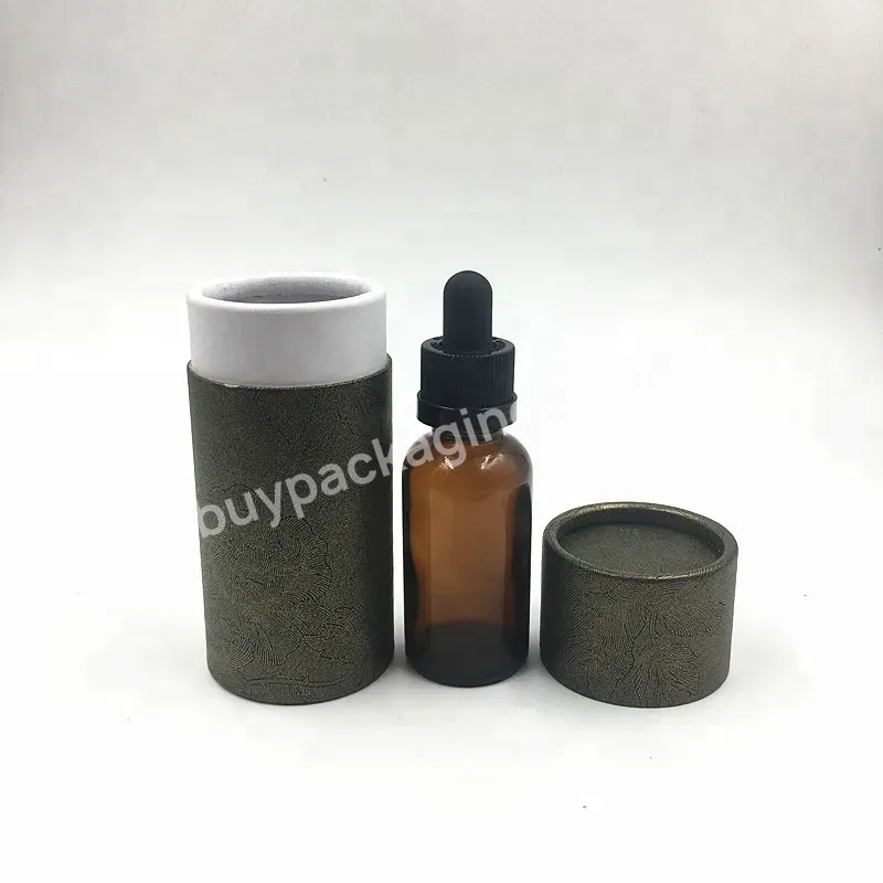 Wholesale 5 10 15 20 30 50 100ml Essential Oil Container Dropper Bottle Cylinder Tube Box Round Paper Tube Packaging - Buy Tube Box,Paper Tube Packaging,Paper Tube For Essential Oil Bottle.