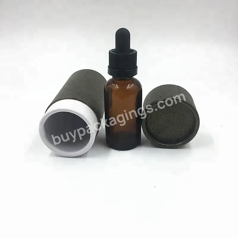 Wholesale 5 10 15 20 30 50 100ml Essential Oil Container Dropper Bottle Cylinder Tube Box Round Paper Tube Packaging - Buy Tube Box,Paper Tube Packaging,Paper Tube For Essential Oil Bottle.