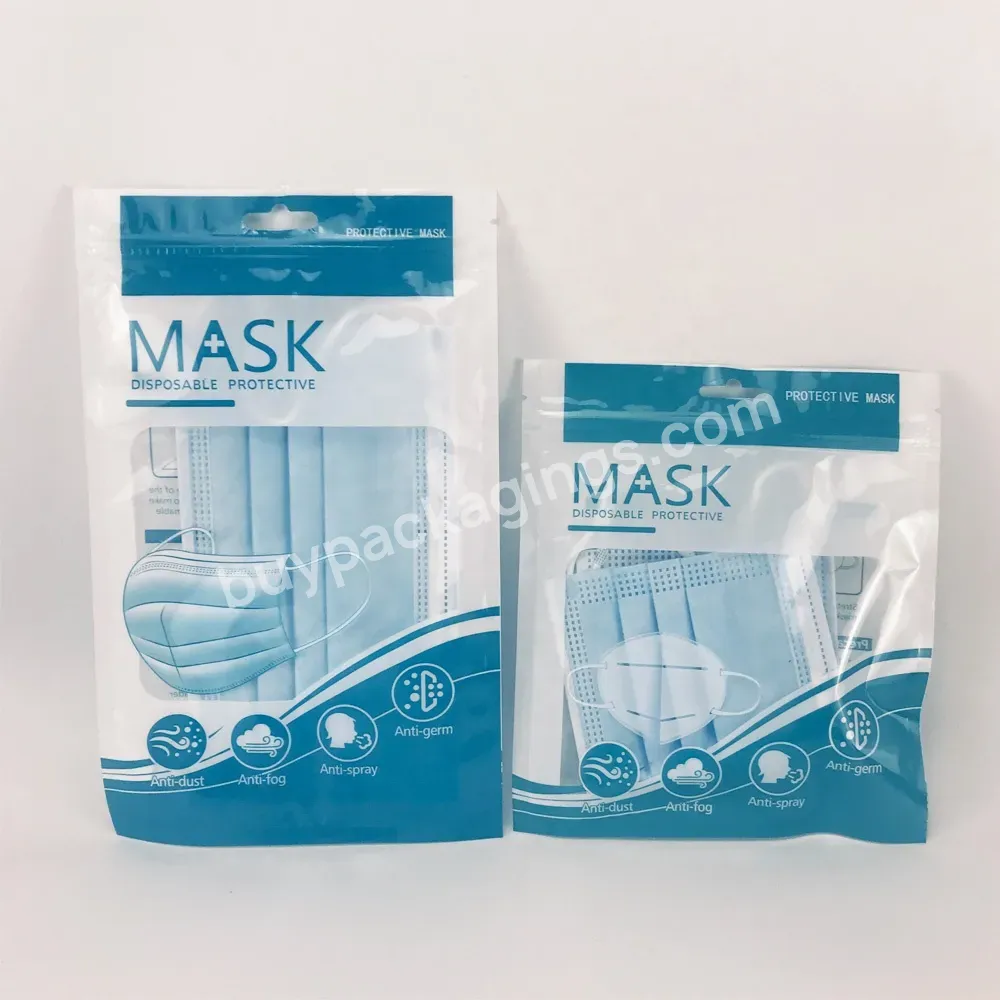 Wholesale 5pcs Packing Reclosable Ziplock Printed Laminated Disposable Medical Face Mask Plastic Bag - Buy Disposable Face Mask Bag,Medical Grade Plastic Bags,Face Masking Packaging.