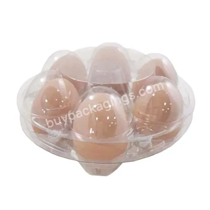 Wholesale 6 Holes Round Clear Plastic Storage Container Plastic Chicken Egg Tray Supplier For Sale - Buy Plastic Egg Tray Supplier,Plastic Incubator Egg Tray For Sale,Transparent Plastic Chicken Egg Tray.