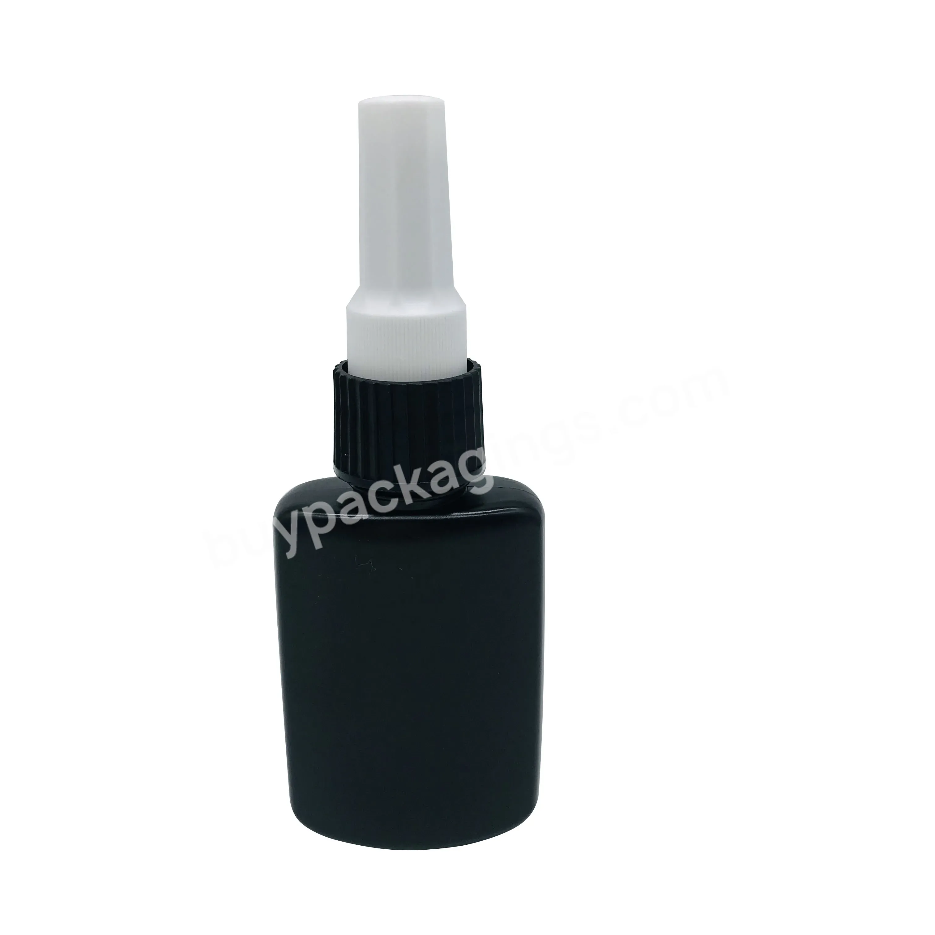 Wholesale 75g Empty Squeeze Adhesive Bottle Black Plastic Pe Bottle With Pointed Mouth Cap For Glue - Buy Pe Glue Bottle,Plastic Bottle For Glue,Plastic Squeeze Bottle.