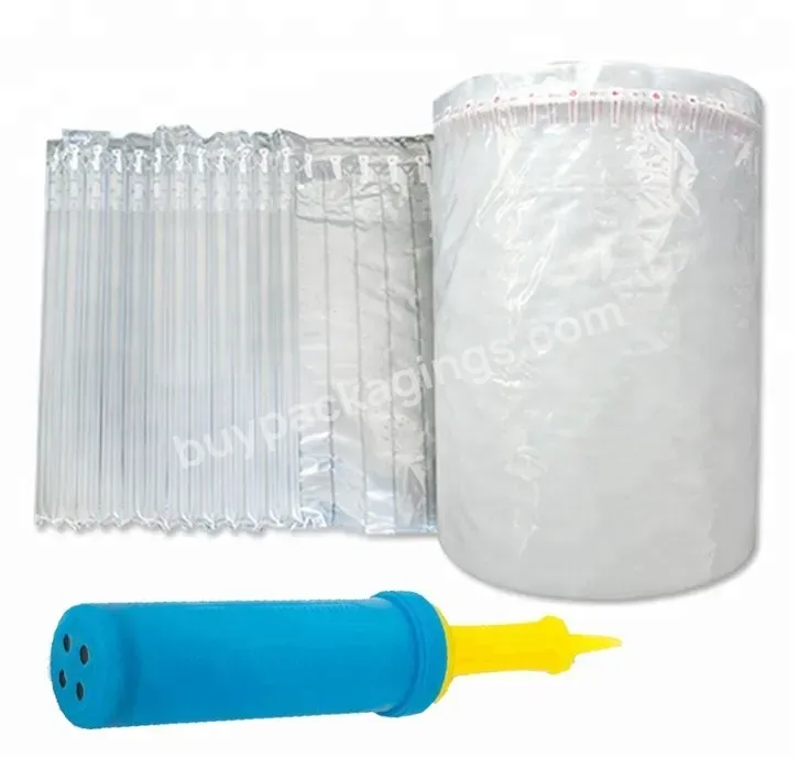 Wholesale Air Column Bag Cushion Wrap Roll (length:300 Meters,Width: 15 Cm) - Buy Inflatable Air Column Cushion Bag Packaging Roll,Bubble Cushion Wrap Air Column Packaging For Fragile Item Goods,Custom Packing Packaging Materials For Glass Bottle Pro