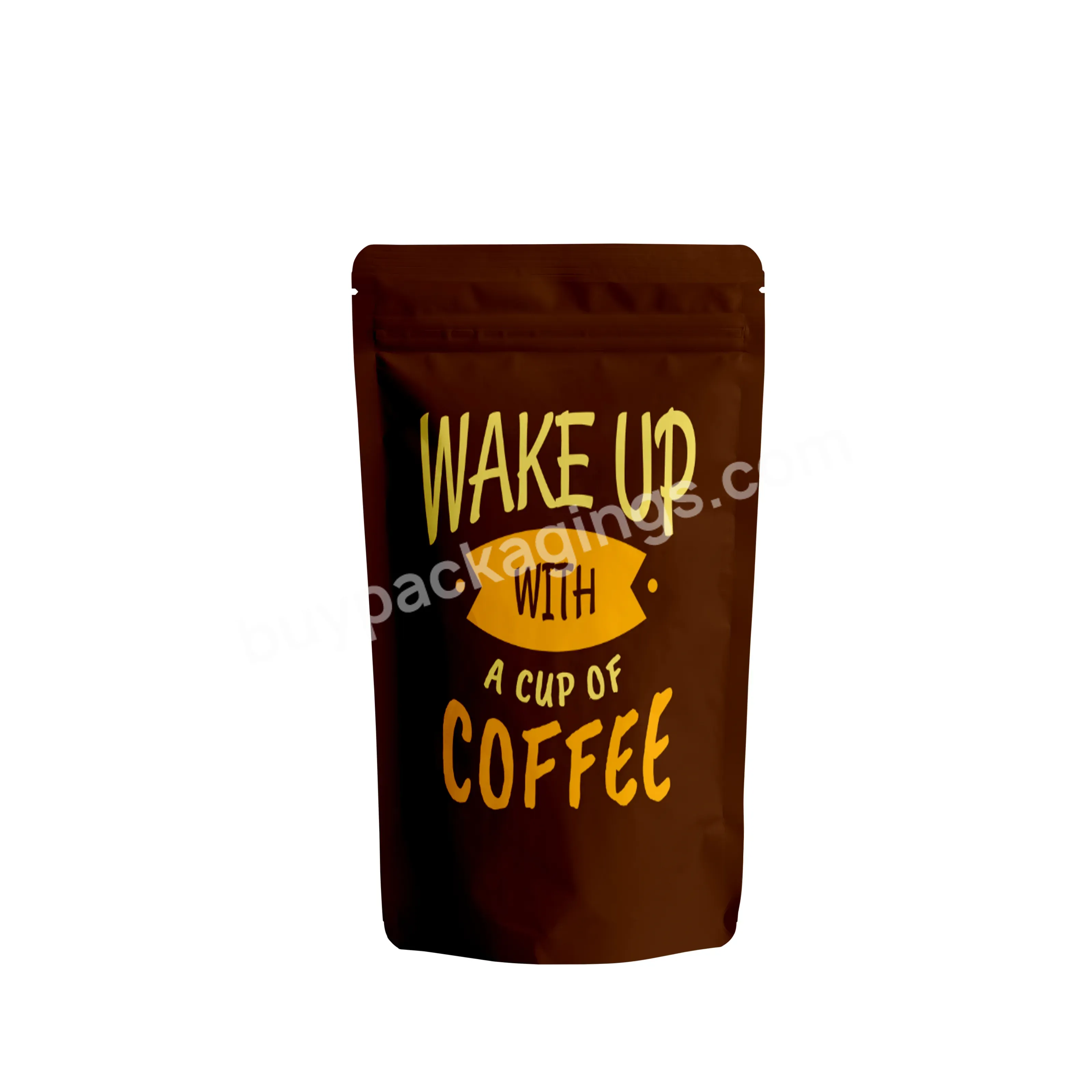 Wholesale Aluminum Foil 100g 250g 1kg Coffee Outer Bag Custom Print Smell Proof Stand Up Brown Coffee Bag - Buy Brown Coffee Bags,Coffee Outer Bag,Coffee Bag 1kg.