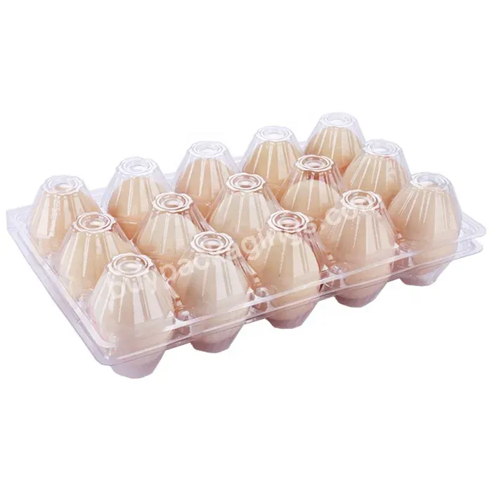 Wholesale And Sales Of High Quality Transparent Plastic 15 And 30 Holes Quail Egg Trays Pulp