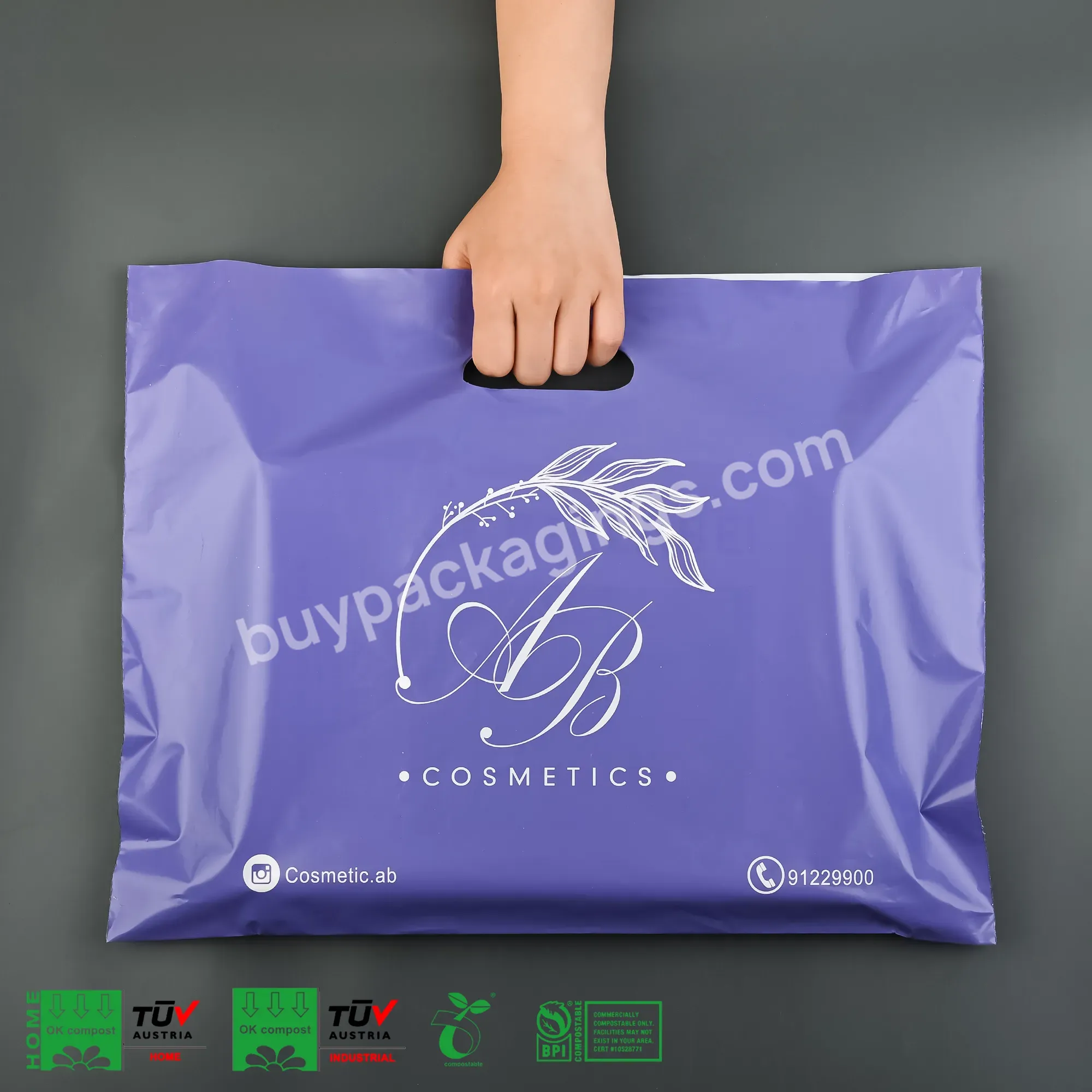 Wholesale Biodegradable Waterproof Plastic Shopping Bags Die Cut Handle Bags Tear Resistant Custom Bag With Handle - Buy Plastic Shopping Bag,Price Plastic Shopping Bags Die Cut Handle Bags,Custom Bag Biodegradable.