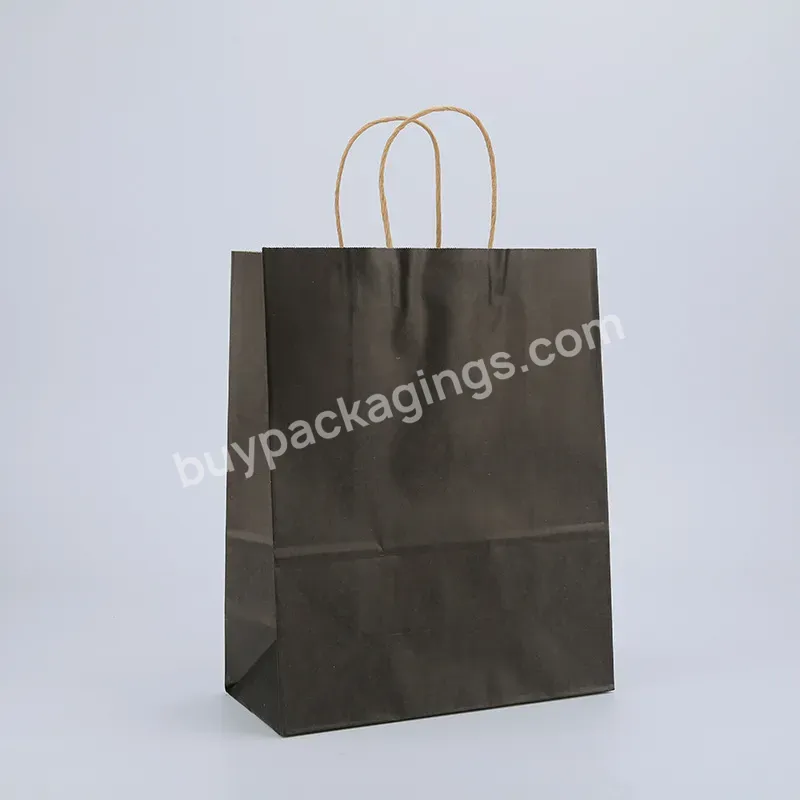 Wholesale Black Kraft Paper Bag Kraft Shopping Bag Christmas Paper Gift Bag - Buy Paper Bag Black Kraft Paper Bag Kraft Shopping Bag,Christmas Paper Gift Bag,Gift Paper Bag.