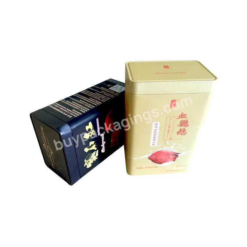 Wholesale Black Square Metal Tea Tins With Lids - Buy Tea Tin Canister Manufacturers Custom Small Metal Packaging Tin Box,Metal Tea Tin For Cookie Candy Wholesale Square Tea Container Tin Gift Box Packaging Metal Tin Box For Cookies,Tin Cans For Tea