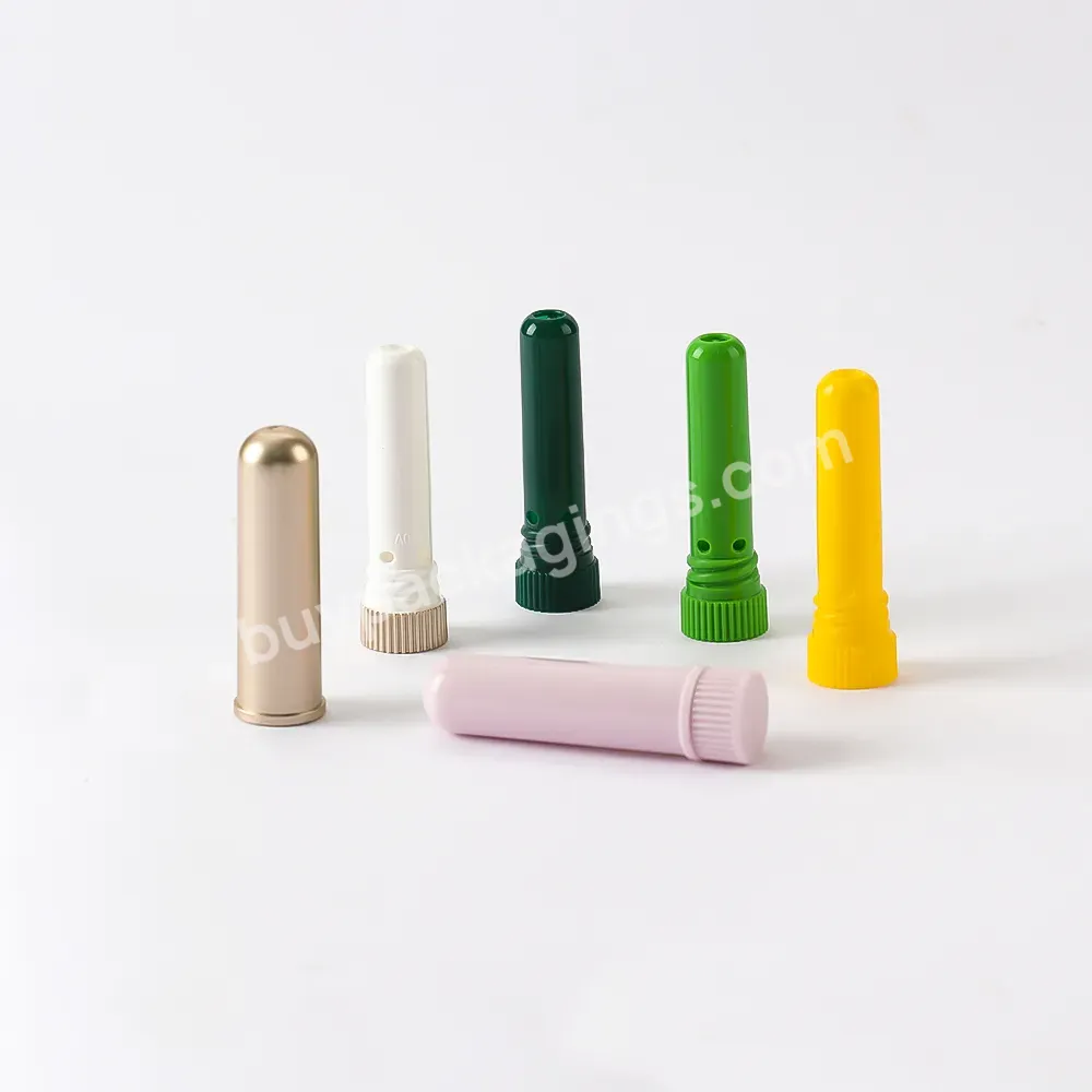 Wholesale Blank Nasal Menthol Inhaler Sticks Refreshing Essential Oil Aromatherapy Nasal Inhaler Tubes With Cotton Wicks - Buy Nasal Inhaler,Nasal Inhaler Tube,Inhaler Stick.