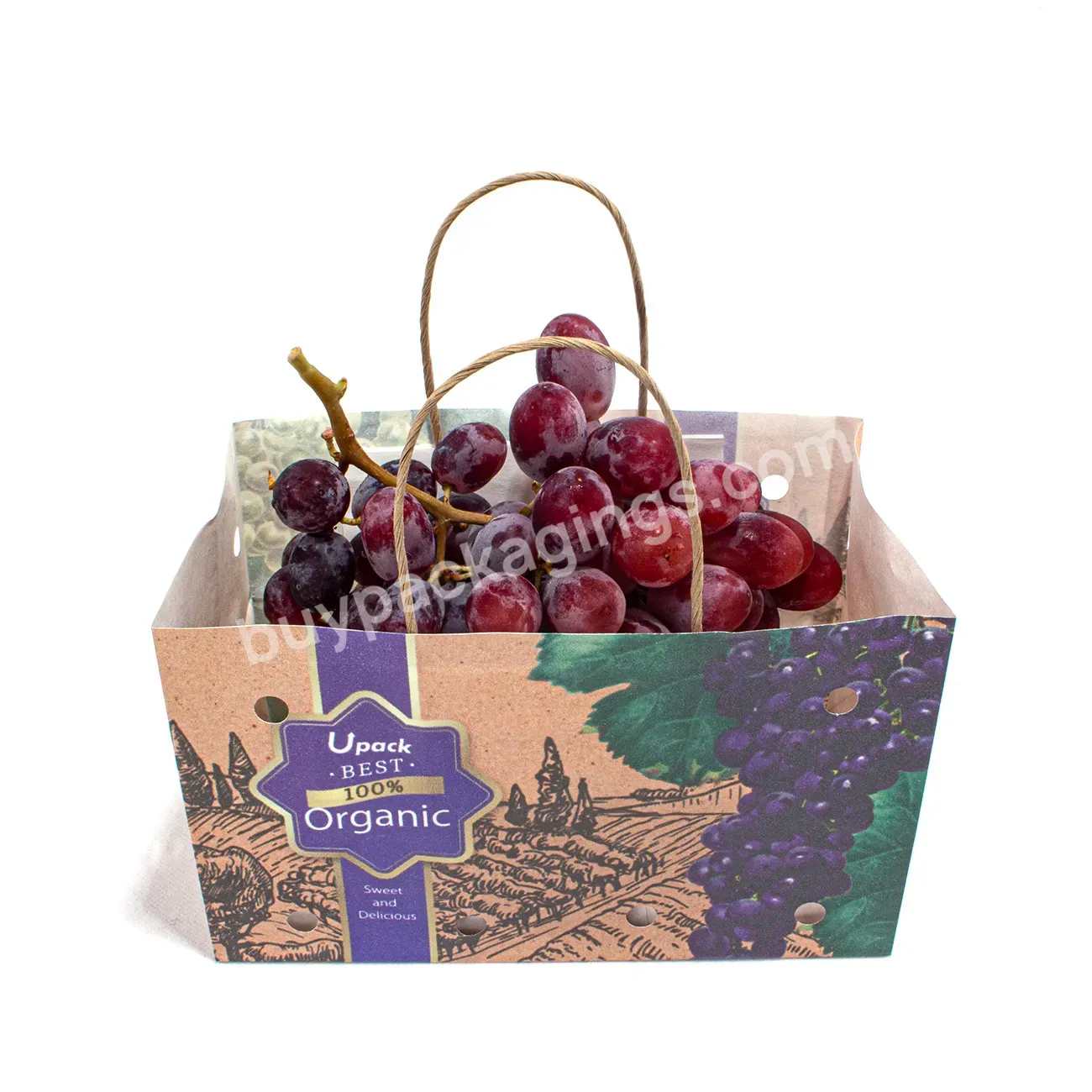 Wholesale Brown Wet Strength Paper Bag With Ventilation For Bone Fruit - Buy Wet Strength Paper Bag,Paper Bag With Ventilation,Paper Bag For Fruit.