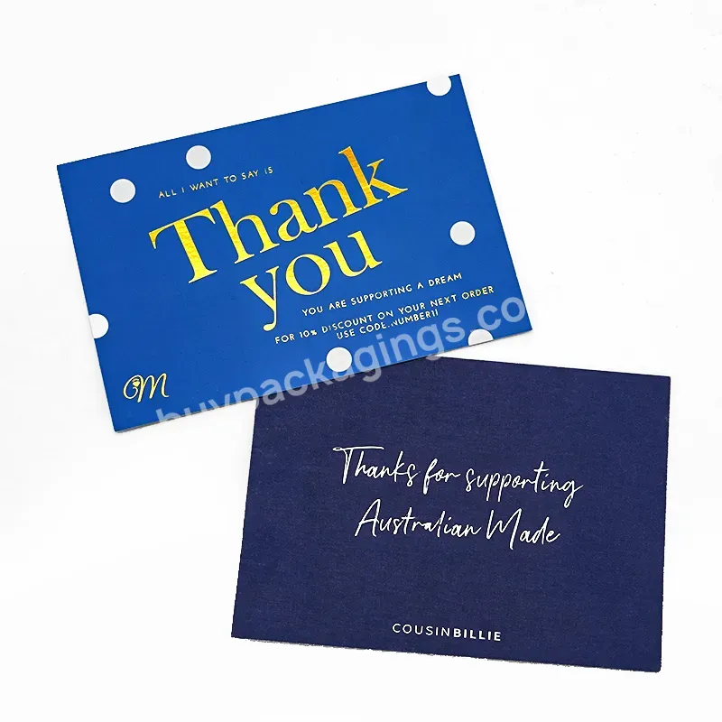 Wholesale Business Greeting Card Postcard Gift Thank You Cards With Your Custom Own Logo Design For Packing - Buy Thank You Card For Small Business,Thank You Card For Small Business Custom,Business Greeting Card Postcard Gift Thank You Cards.