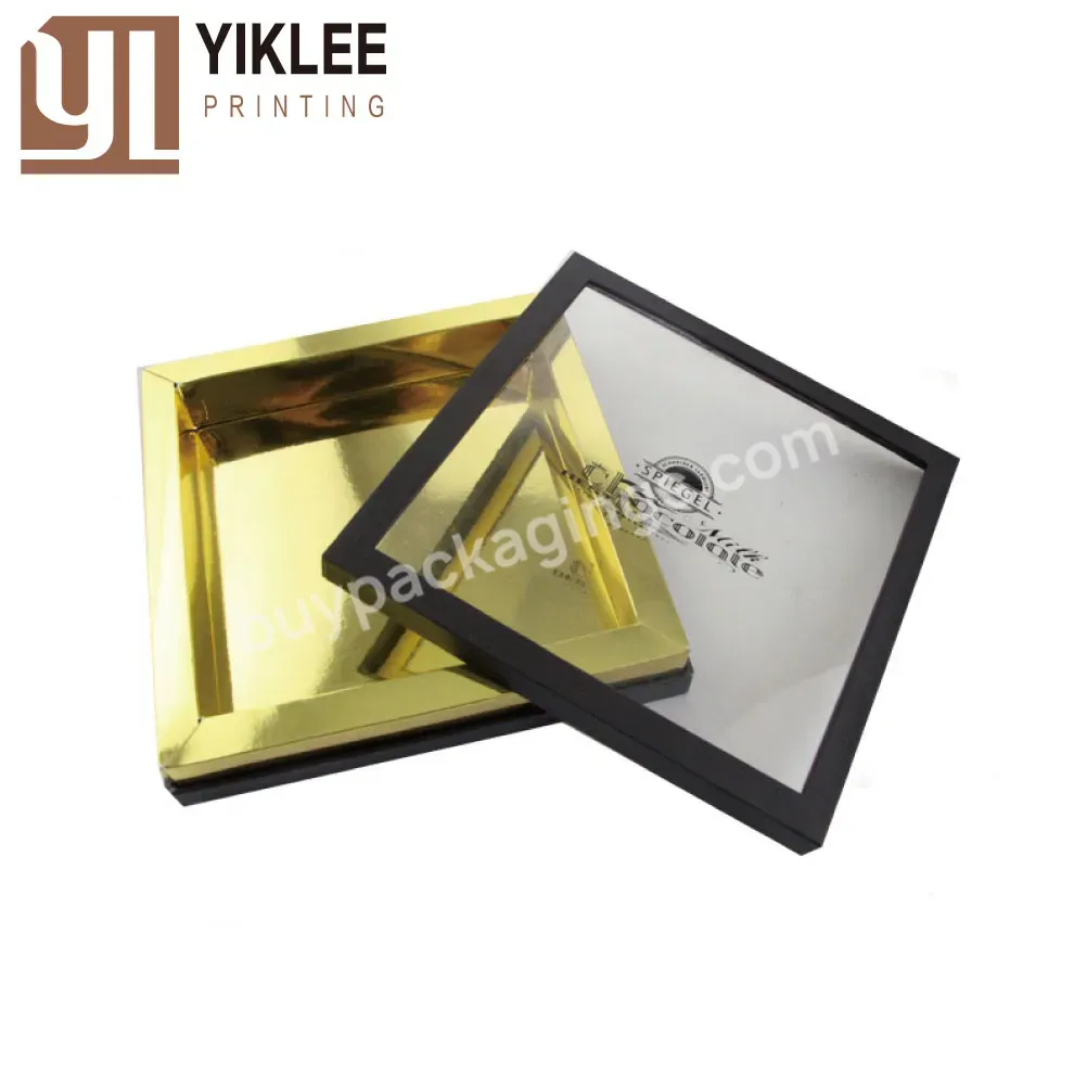 Wholesale Cardboard Paper Packaging Gift Box With Clear Pvc Window Lid - Buy Gift Box With Clear Window,Gift Box,Gift Box.