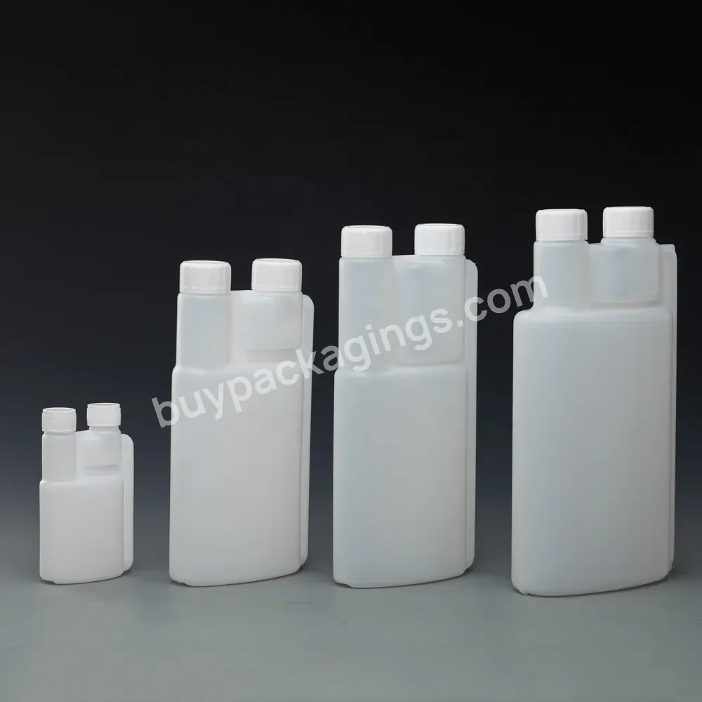 Wholesale Cheap 100ml 500ml 1000ml Empty Chemical Squeeze Liquid Measuring Twin Neck Plastic Bottle With Screw Cap - Buy Twin Neck Plastic Bottle,Twin Neck Bottle,Squeeze Liquid Bottle.