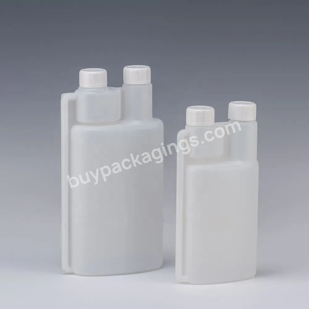 Wholesale Cheap 100ml 500ml 1000ml Empty Chemical Squeeze Liquid Measuring Twin Neck Plastic Bottle With Screw Cap - Buy Twin Neck Plastic Bottle,Twin Neck Bottle,Squeeze Liquid Bottle.