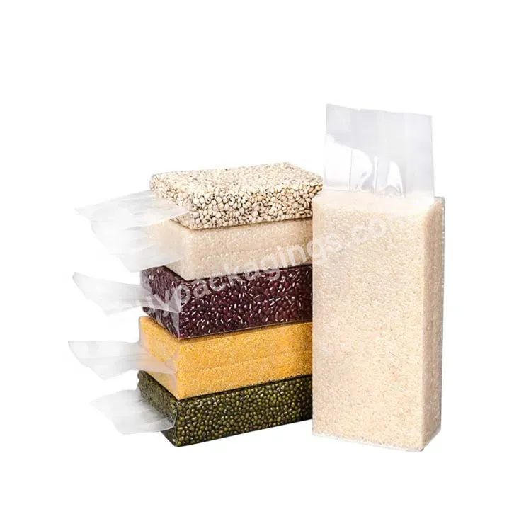 Wholesale Chocolate Bar Transparent Plastic Storage Bag Rice Vacuum Bag - Buy Plastic Transparent Vacuum Bag For Rice Can Be Customized To Print Logo,Asia's Best-selling Rice Sealed Plastic Bag,Transparent Vacuum Food Bag.