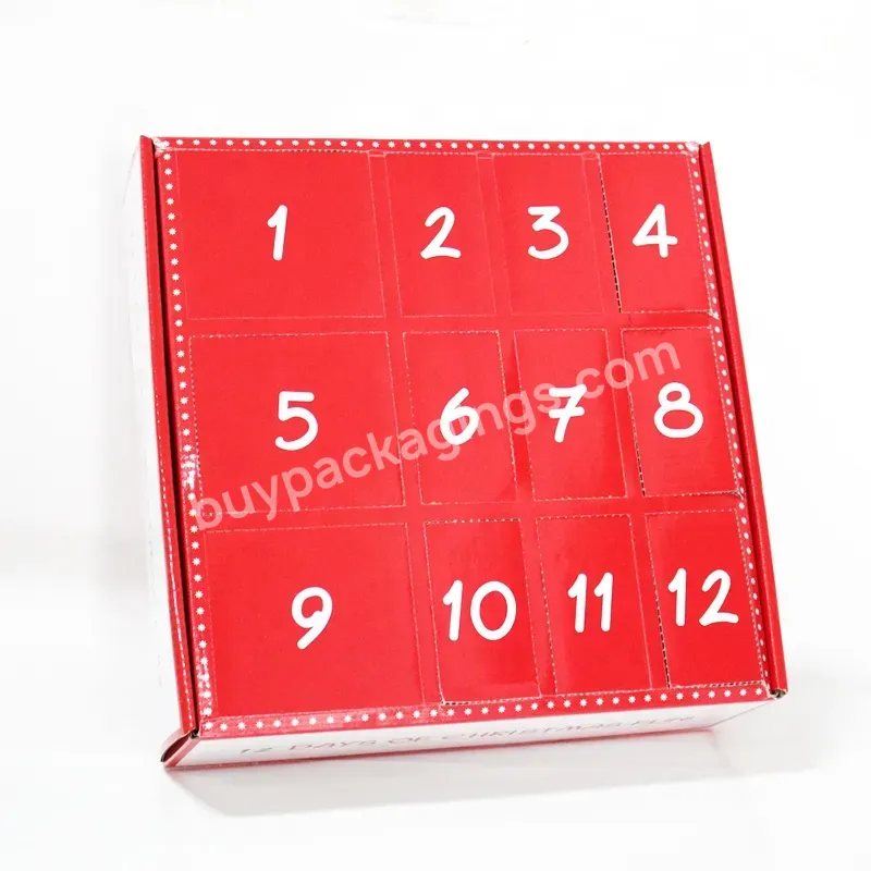Wholesale Christmas Eve Calender Gift Paper Packaging Christmas Advent Calender Christmas Box - Buy Packaging Box For Christmas,Christmas Advent Calendar Boxes,Christmas Packaging Boxes.