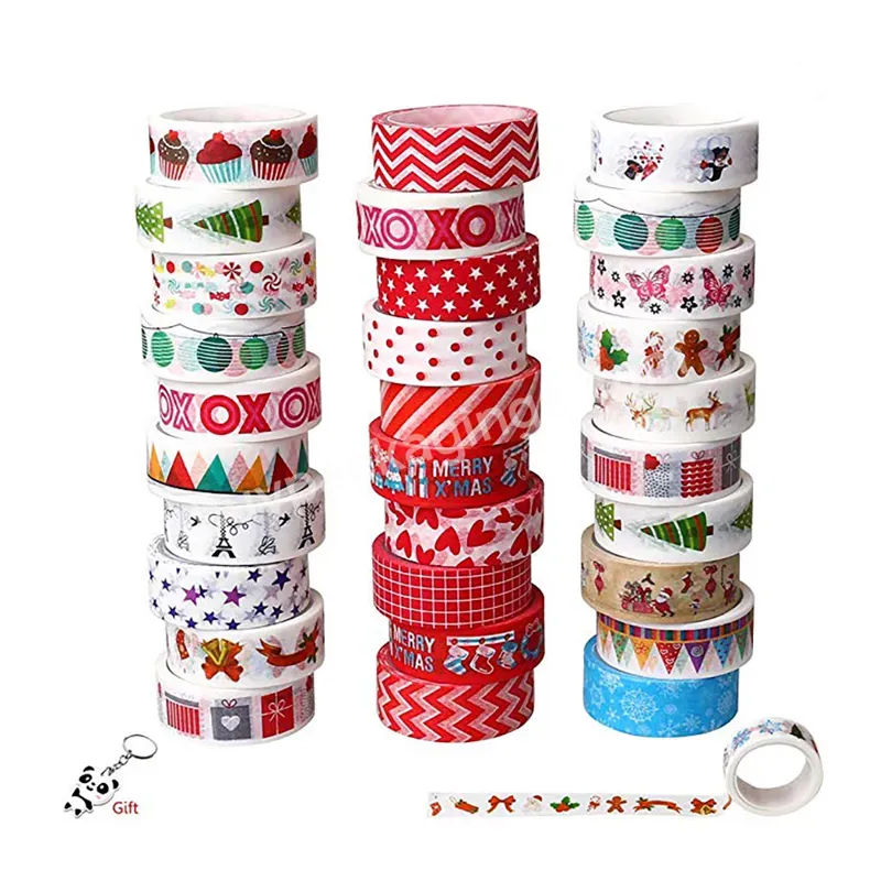 Wholesale Cmyk Washi Tape Sticker Christmas Rolls Maker Manufacturer - Buy Washi Tape Christmas,Christmas Washi Tape,Washi Tape Maker.