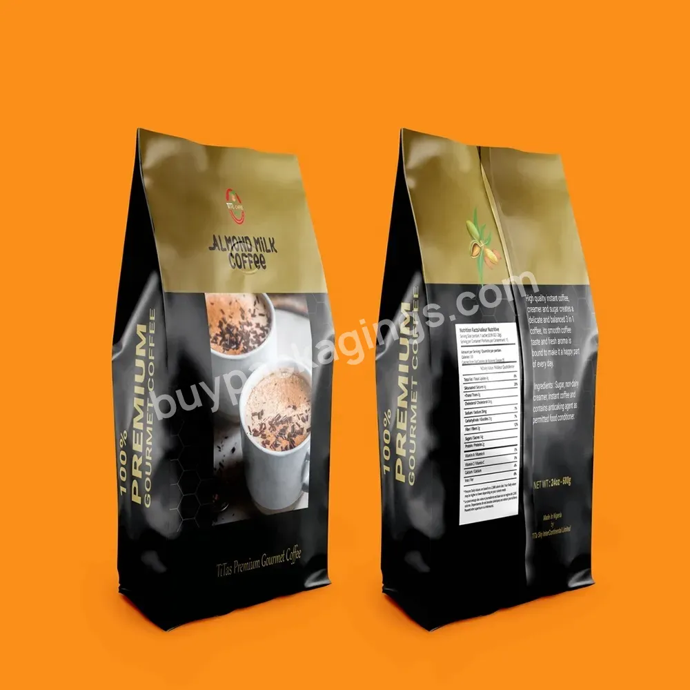 Wholesale Coffee Packaging Bags Aluminium Foil Coffee Bean Packaging Bag With Valve - Buy Coffee Packaging Bag With Valve,Coffee Packaging Bag,Aluminium Foil Food Bag.