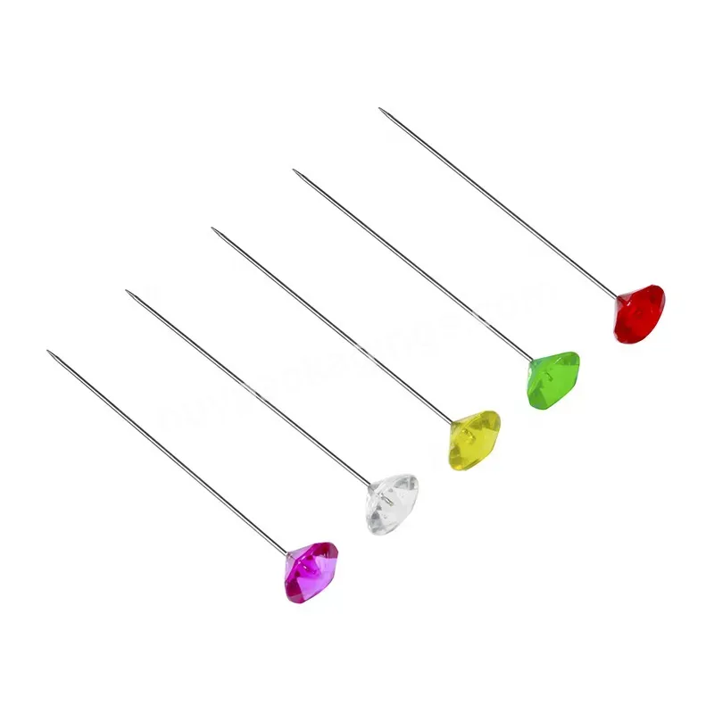 Wholesale Colorful Acrylic Color White Crystal Pin Jewelry Positioning Fixed Pin Bouquet Decoration Needle - Buy Colorful Acrylic Pins And Needles,Jewelry Positioning Fixed Pin,Wholesale Colorful Acrylic Color White Crystal Pin Jewelry Positioning Fi